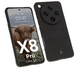Etui Bizon Tur do Oppo Find X8 Pro Czarny