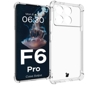 Bizon Elastyczne Salpa do Poco F6 Pro Przezroczysty