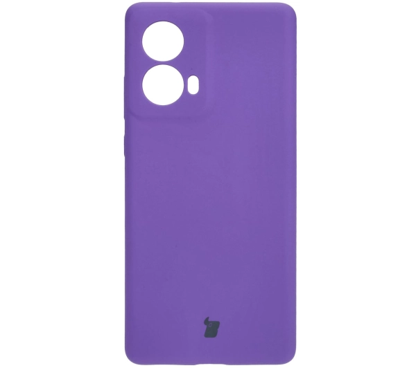 Bizon Silikonowe Soft do Motorola Moto G85 5G Fioletowy