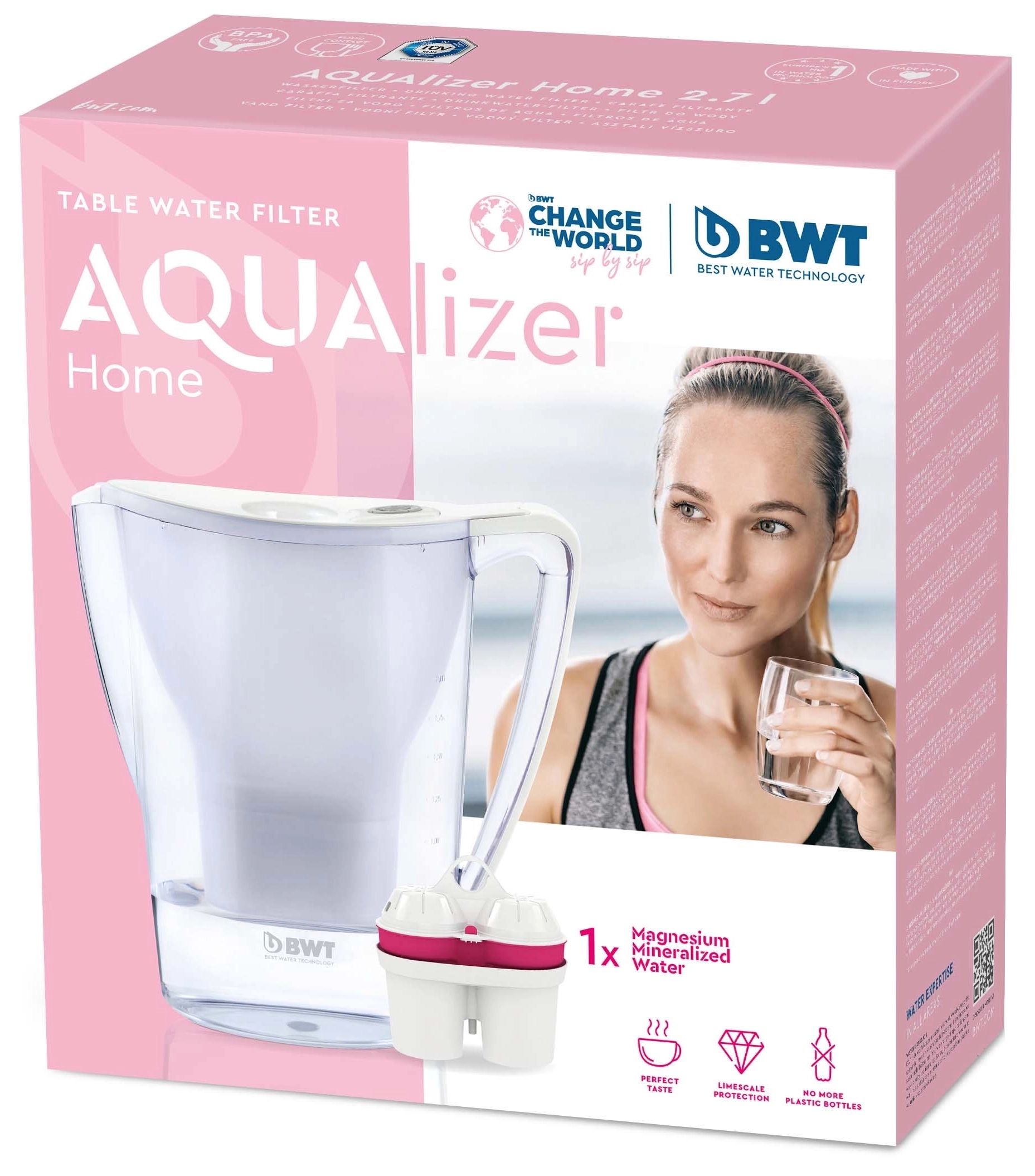 Dzbanek filtrujący BWT AQUAlizer Home 2,7l 1 wkład Biały