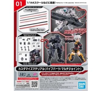 Model do składania Bandai 30MM 1/144 CUSTOMOZE MATERIAL (PIPE PARTS / MULTI-JOINT)