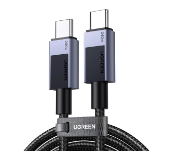 Kabel UGREEN USB-C do USB-C PD L513 240W 2m Szary