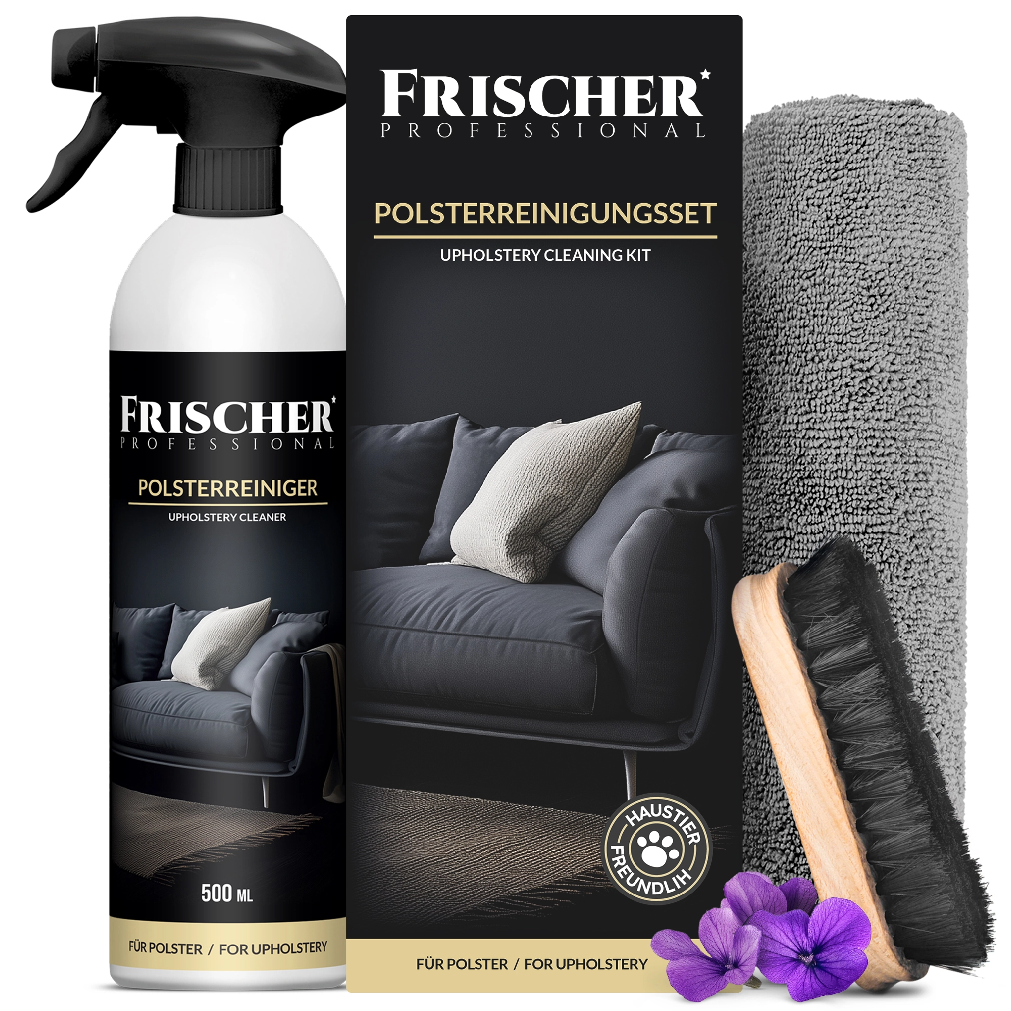 Zestaw Frischer 3 w 1 do czyszczenia tapicerki