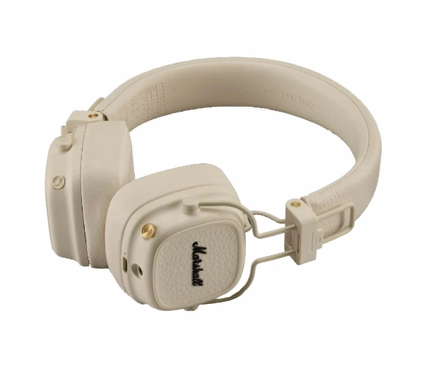 Marshall Major V Cream Nauszne Bluetooth 5.3 Kremowy - ⚡ EURO HIT CENOWY! ⚡ - Kup na Raty - RRSO 0%