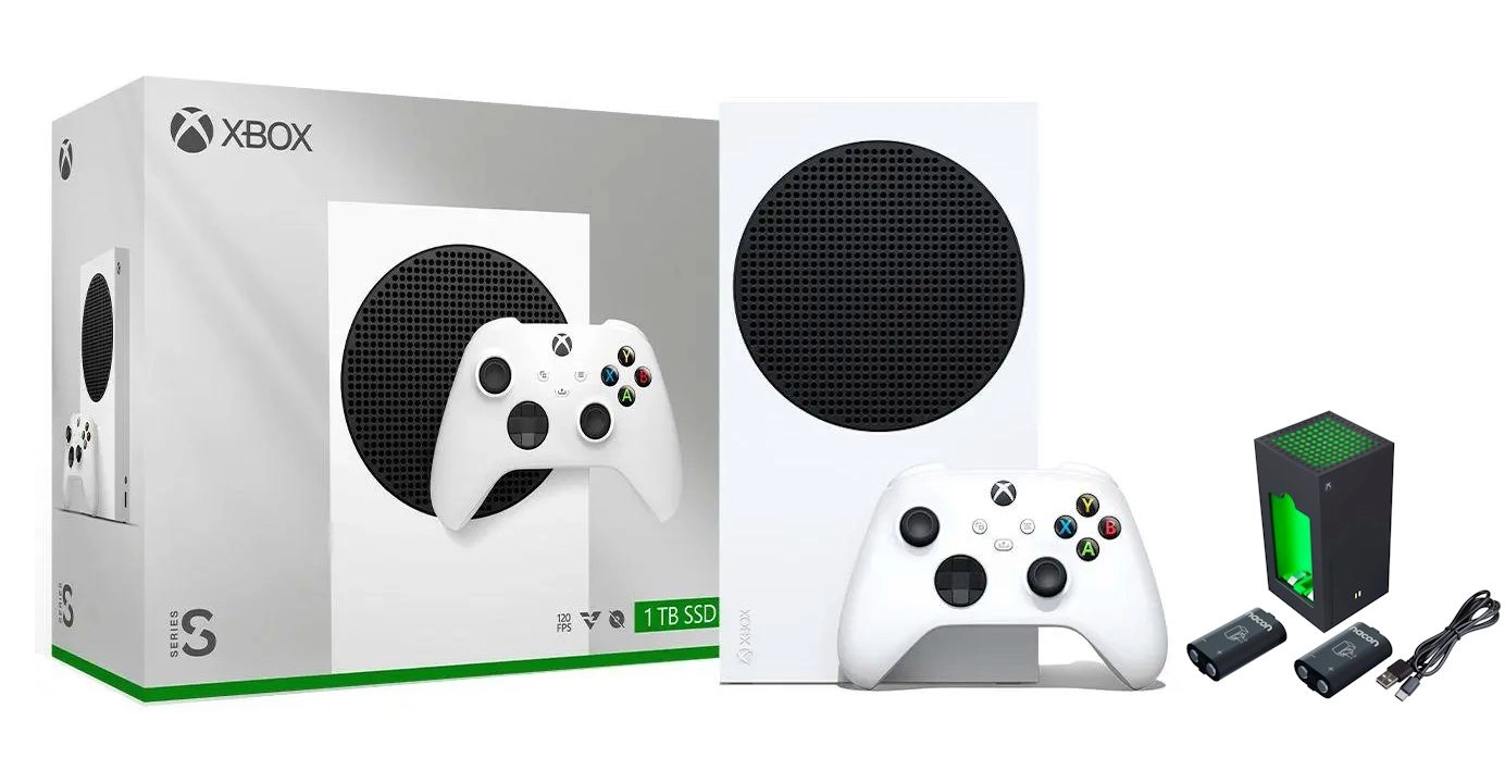 Konsola Xbox Series S 1TB + Ładowarka Nacon XSX Battery Box