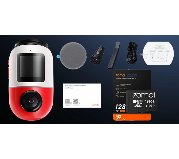 70MAI X800 4K + karta pamięci 128GB - ⚡ EURO HIT CENOWY! ⚡ - Kup na Raty - RRSO 0%