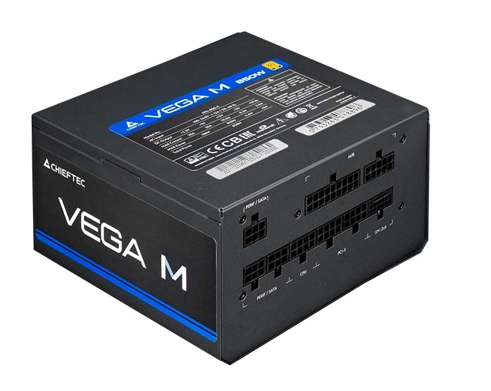 Zasilacz Chieftec Vega M 850W 80+ Gold Czarny