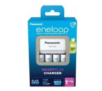 Ładowarka Panasonic Eneloop BQ-CC55E + 4 akumulatory AA 2000mAh