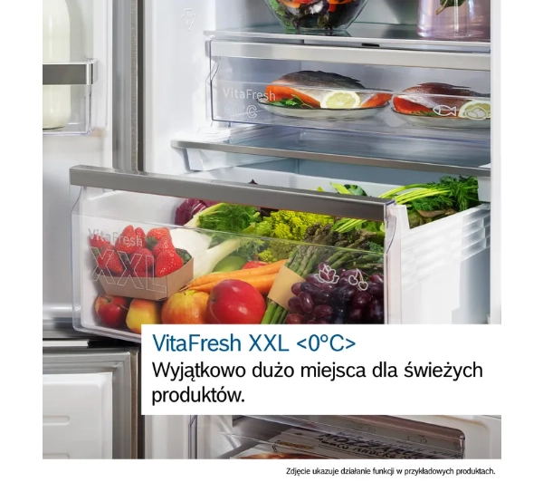 Bosch Serie 6 KGN494ICF Pełny No Frost 203cm Komora świezosci Stal szczotkowana - Kup na Raty - RRSO 0%