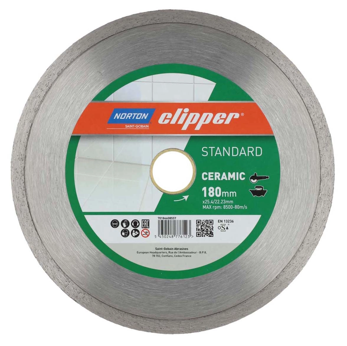 Tarcza diamentowa Norton Clipper Standard Ceramic 180mm
