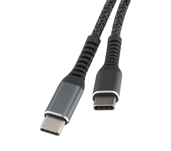 QUALO USB-C do USB-C 3A 1m QC-CC-01 Czarny