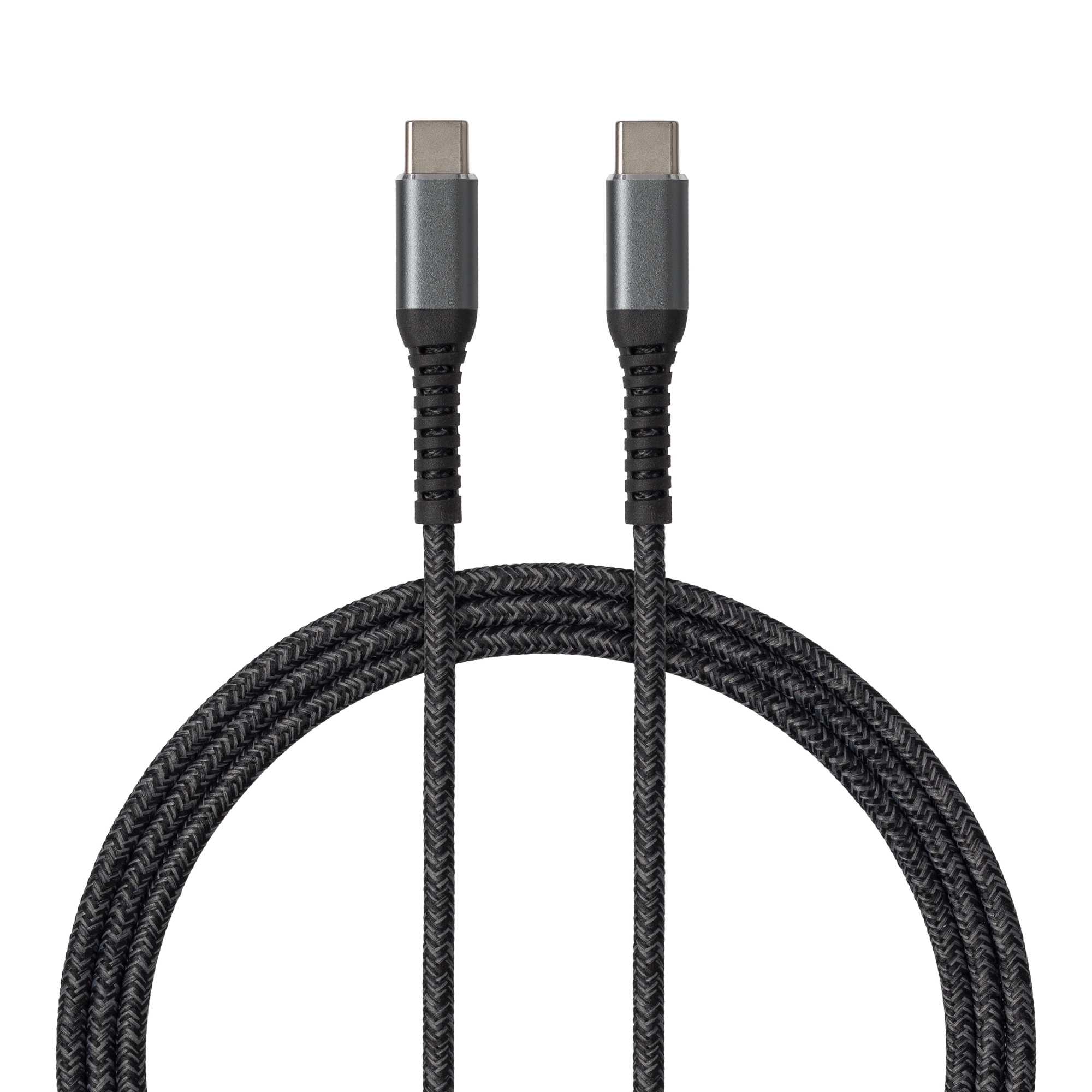 Kabel QUALO USB-C do USB-C 3A 1m QC-CC-01 Czarny