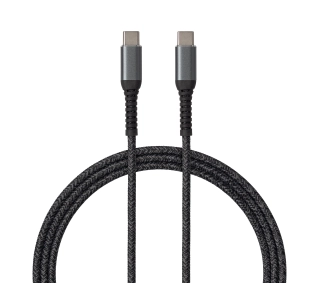QUALO USB-C do USB-C 3A 1m QC-CC-01 Czarny