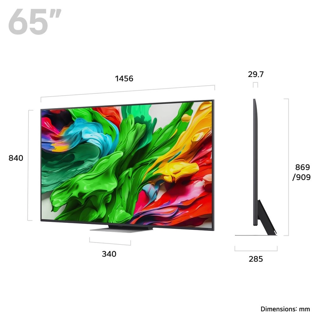 Telewizor LG 65QNED86A6A  65" QNED evo AI miniLED 4K 144Hz webOS Dolby Vision HDMI 2.1 DVB-T2