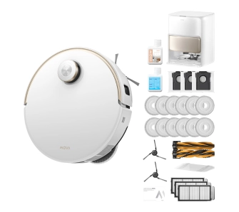 Robot sprzątający Mova V50 Ultra Complete Funkcja mopowania Stacja oczyszczająca Tworzenie mapy pomieszczenia Biały AI