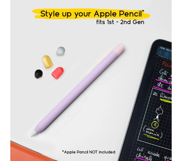 DooDroo do Apple Pencil Liliowy + 5 Nasadek
