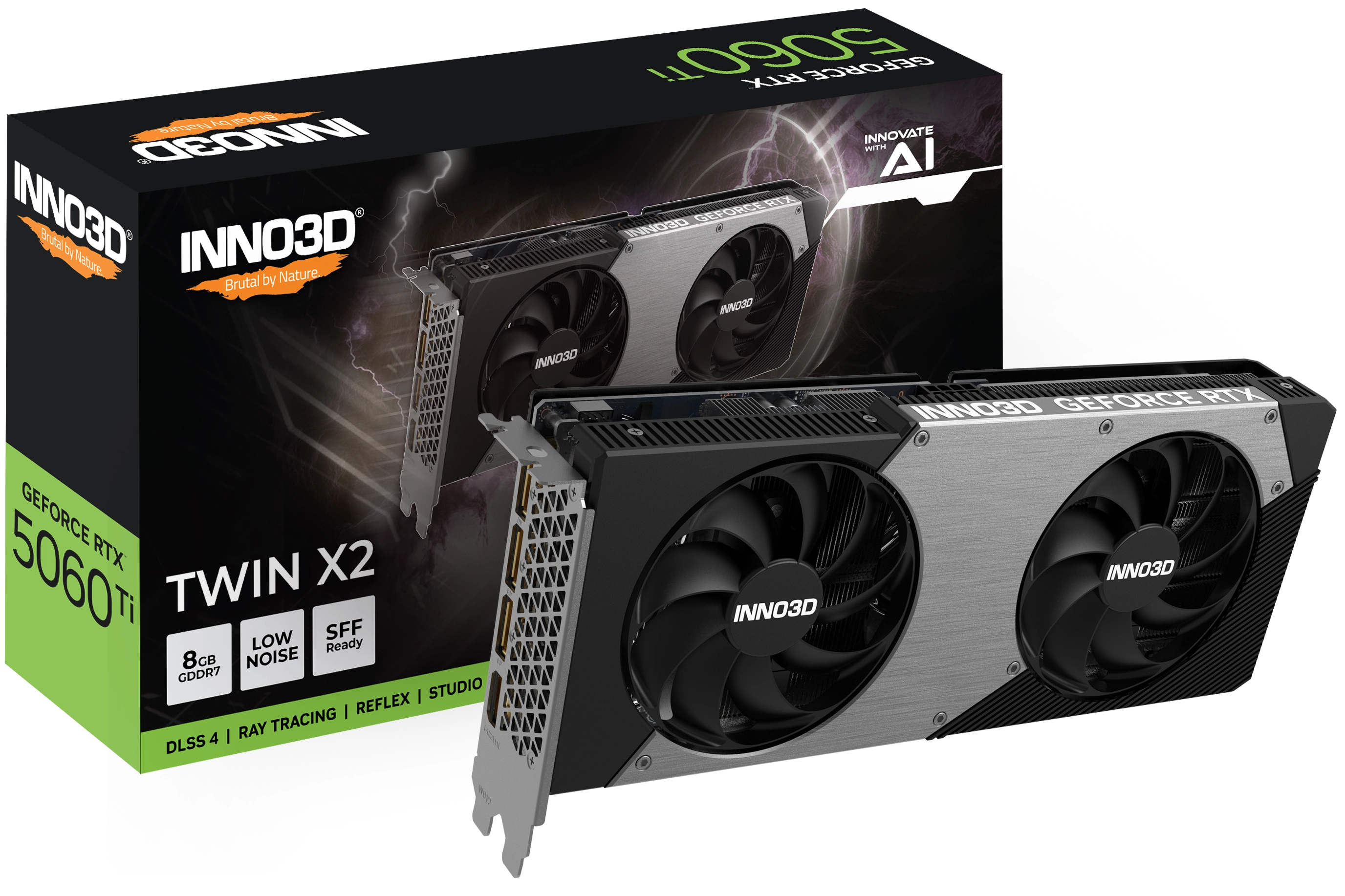 Karta graficzna Inno3D GeForce RTX 5060 Ti Twin X2 8GB GDDR7 128bit DLSS 4
