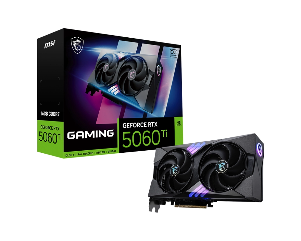 Karta graficzna MSI GeForce RTX 5060 Ti GAMING OC 16GB GDDR7 128bit DLSS 4