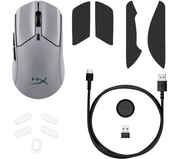HyperX Pulsefire Haste 2 Pro Szary - Kup na Raty - RRSO 0%