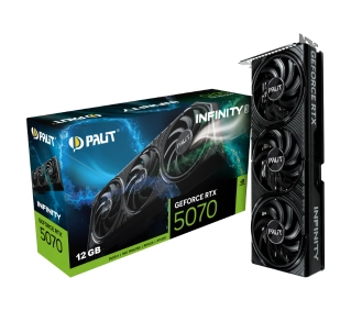 Palit GeForce RTX 5070 Infinity 3 12GB GDDR7 192bit DLSS 4 - Kup na Raty - RRSO 0%