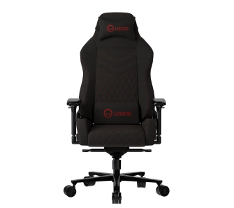Fotel Lorgar Ace 422 Gamingowy do 150kg Tkanina Czarno-czerwony