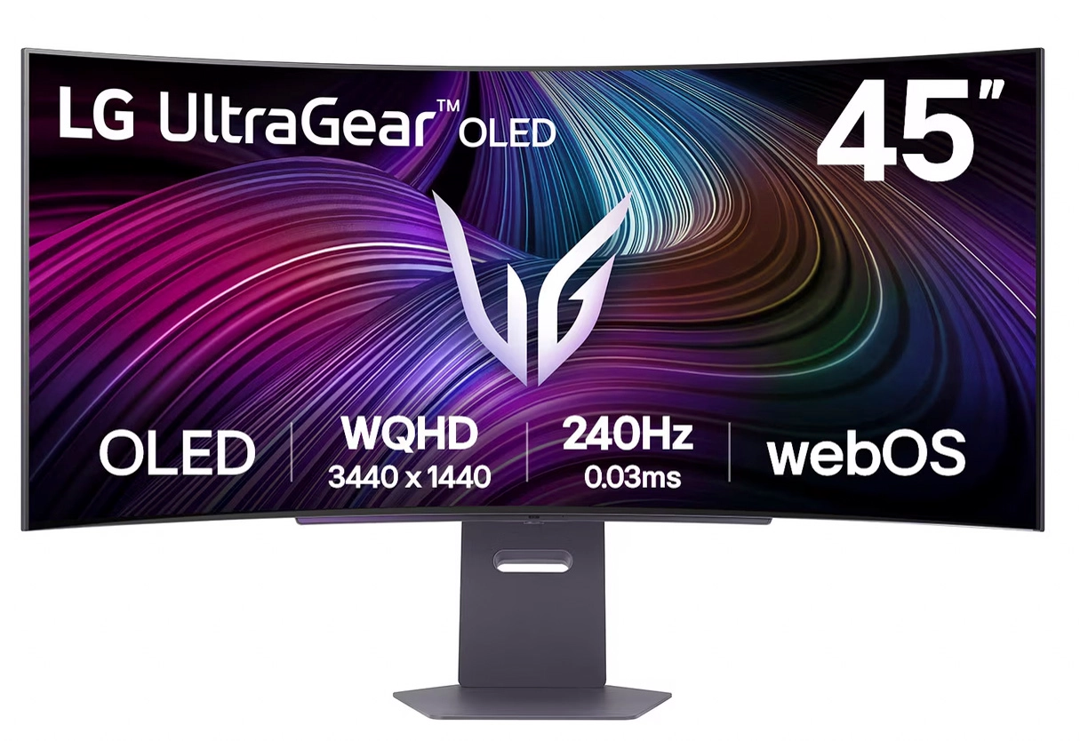 Monitor LG UltraGear 45GX90SA-B 45" UWQHD OLED 240Hz 0,03ms Zakrzywiony Gamingowy Funkcje AI