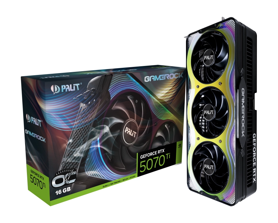 Karta graficzna Palit GeForce RTX 5070 Ti GameRock OC 16GB GDDR7 256bit DLSS 4