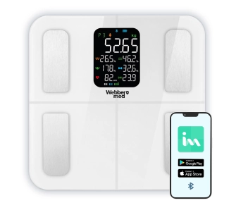 Waga Webber Livia SBS-1320B 180kg Biały