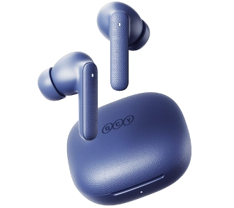 Słuchawki bezprzewodowe QCY Buds T43 Dokanałowe Bluetooth 5.3 Funkcje AI Niebieski