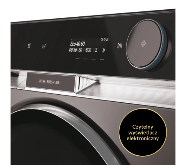 Haier HW100-BD14397PGUS Funkcje AI 10kg 1400obr/min - TRZECI -55%, ALBO 5-TY ZA 1ZŁ - Kup na Raty - RRSO 0%
