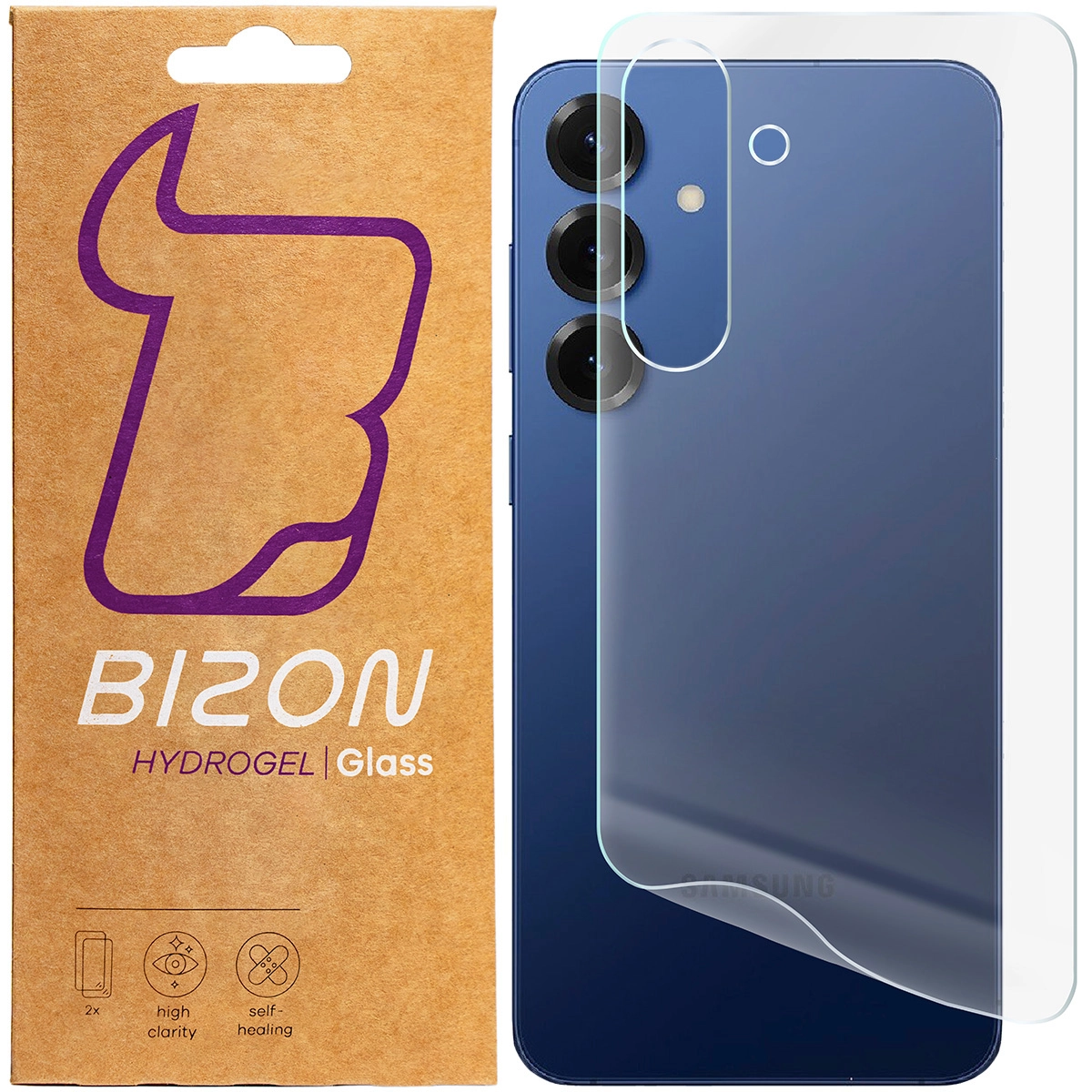 Folia hydrożelowa Bizon na tył Hydrogel Hydrogel do Galaxy S25 Plus 2 sztuki