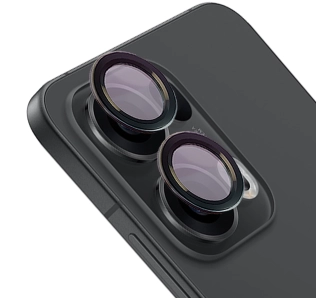 Szkło hartowane Bizon na aparat z aplikatorem Snap Lens do Oppo Reno13 Pro czarna ramka