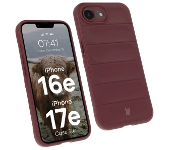 Etui Bizon Tur do iPhone 16e/17e Burgundowy