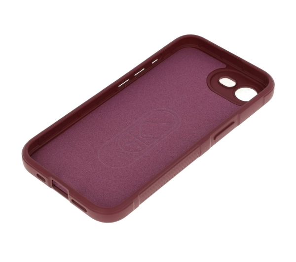Bizon Tur do iPhone 16e Burgundowy