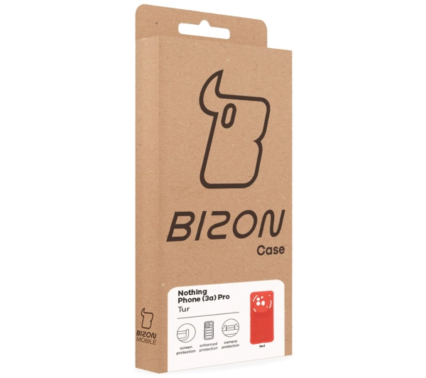 Bizon Tur do Nothing Phone 3a Pro Czerwony
