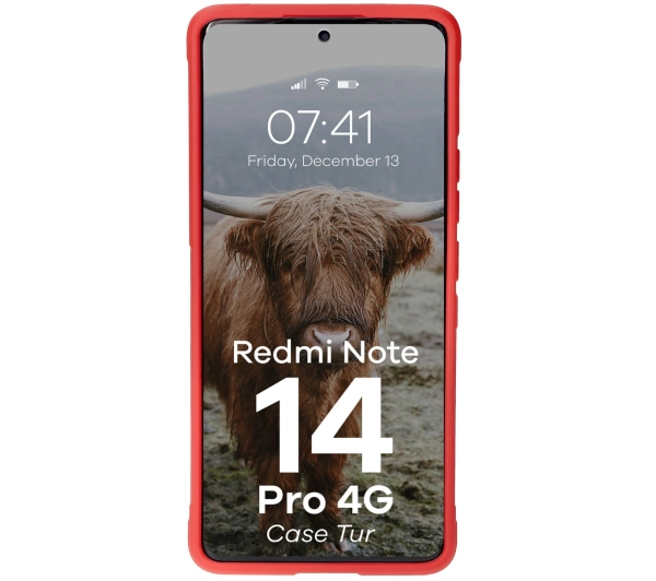 Bizon Tur do Xiaomi Redmi Note 14 Pro 4G Czerwony