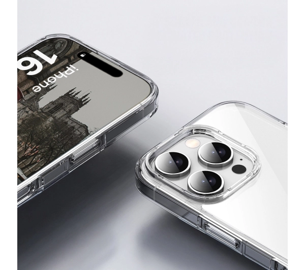Bizon Halo do iPhone 16 Pro Przezroczysty
