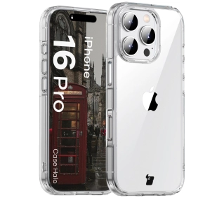 Bizon Halo do iPhone 16 Pro Przezroczysty
