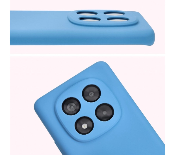 Bizon Silikonowe Soft do Xiaomi Redmi Note 14 Pro 4G Niebieski