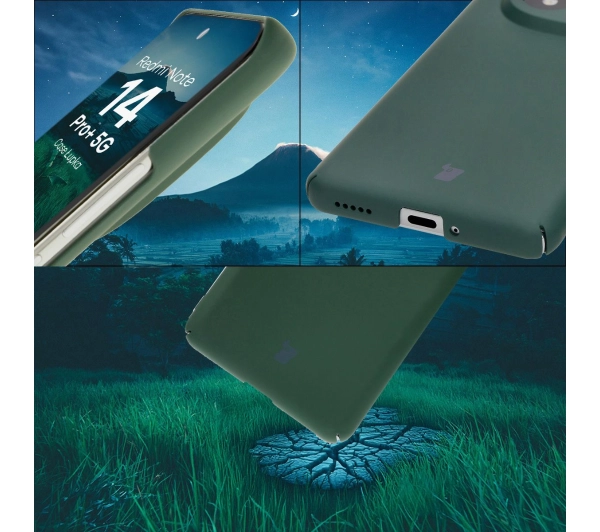 Bizon Łupka do Xiaomi Redmi Note 14 Pro Plus 5G Zielony