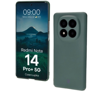 Etui Bizon Łupka do Xiaomi Redmi Note 14 Pro Plus 5G Zielony