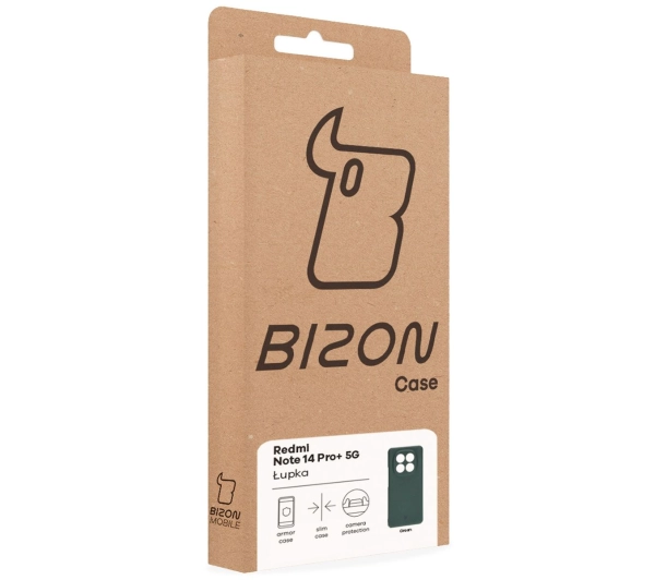 Bizon Łupka do Xiaomi Redmi Note 14 Pro Plus 5G Zielony
