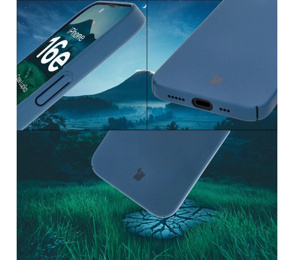 Bizon Łupka do iPhone 16e Niebieski