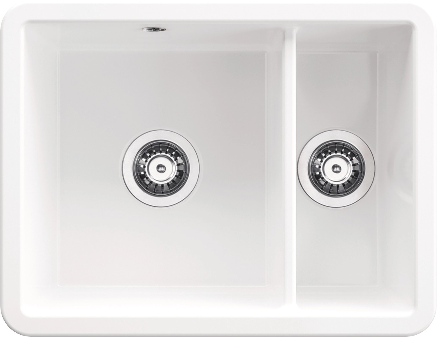 Zlewozmywak Deante Lumi ZCU_6503 Ceramiczny Biały