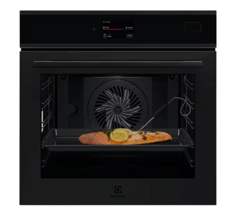 Piekarnik elektryczny parowy Electrolux 800 SteamPro EOB9S3ST MealAssist Termoobieg Czarny mat