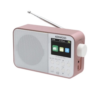 Radioodbiornik Kenwood CR-M30DAB-R Radio FM DAB+ Bluetooth Różowy