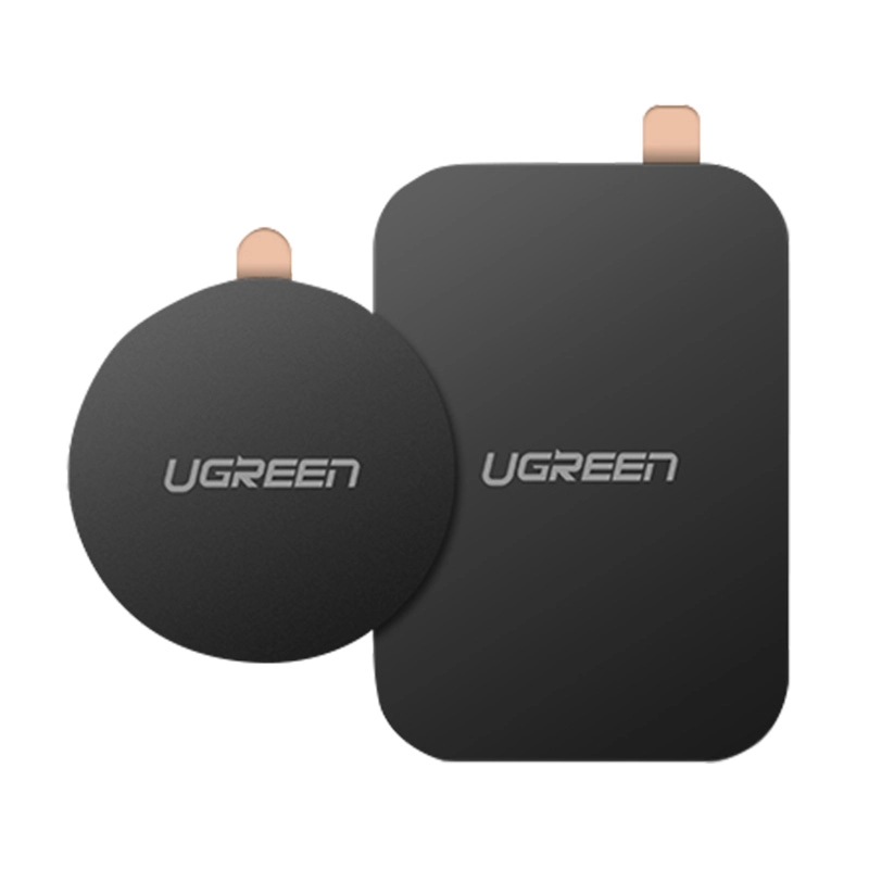 Blaszki do uchwytu magnetycznego UGREEN LP123 2 sztuki Czarny