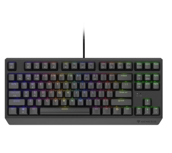 Klawiatura mechaniczna Genesis Thor 230 TKL US RGB Outemu Red Czarny