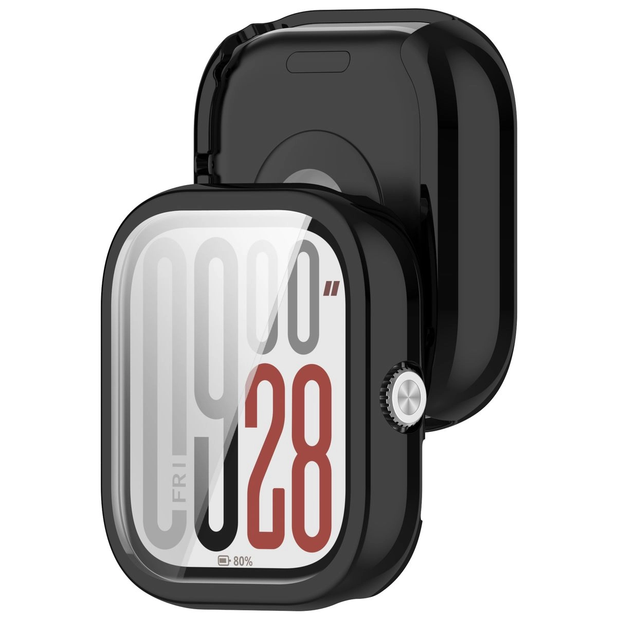 Nakładka na tarczę Bizon Felipe do Xiaomi Redmi Watch 5 czarny