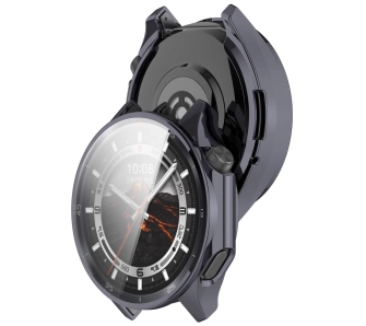 Nakładka na tarczę Bizon Felipe do OnePlus Watch 3 / Oppo Watch X2 szary